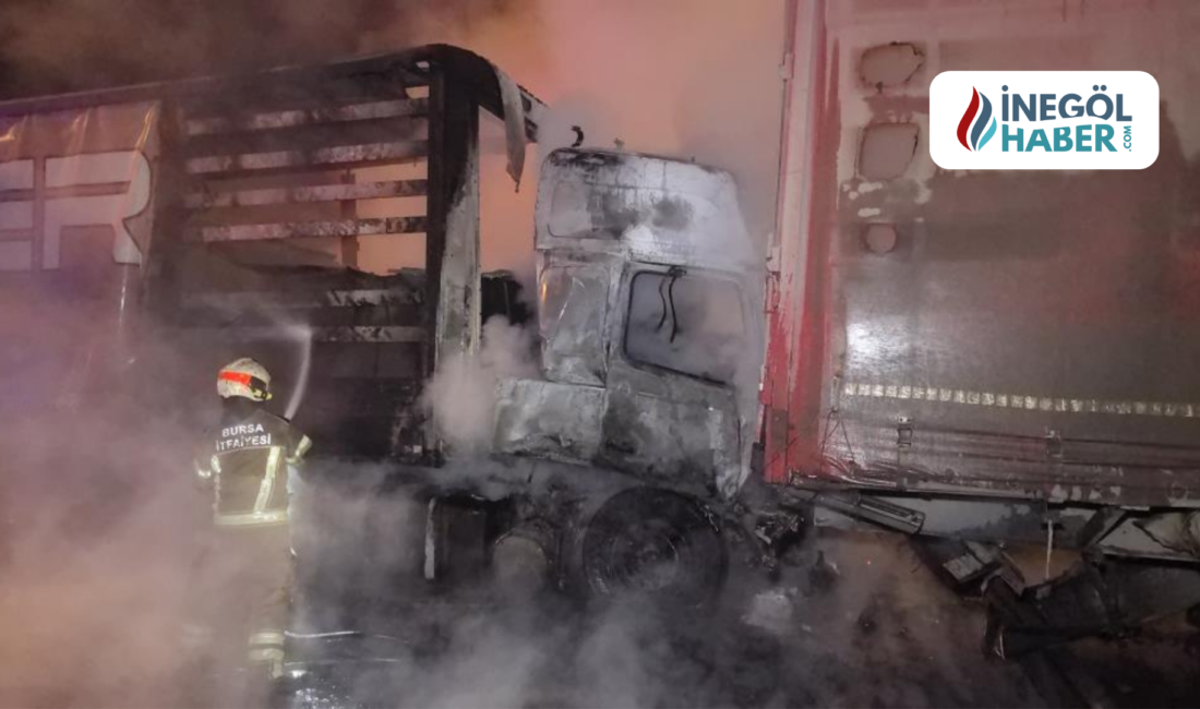 İnegöl’de feci kaza: 1 ölü, 1 yaralı İnegöl'de meydana gelen trafik kazasında, sunta yüklü bir tır kontrolden