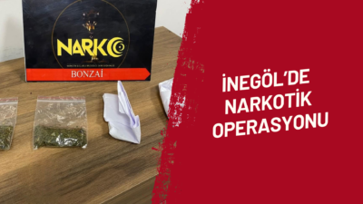 İnegöl'de Narkotik ekipleri tarafından takibe alınan 3 uyuşturucu satıcısı yakalandı