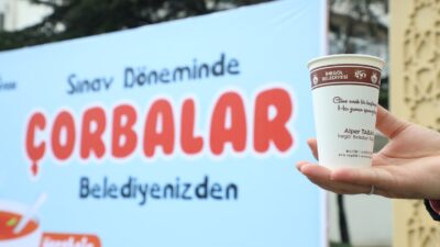 İnegöl Belediyesi sınav haftasında yer alan öğrencilere büyük destek sağlıyor.