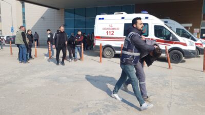 Bursa'nın İnegöl ilçesinde, “Dur” ihtarına uymayan 2 motosikletli şüpheli, polis
