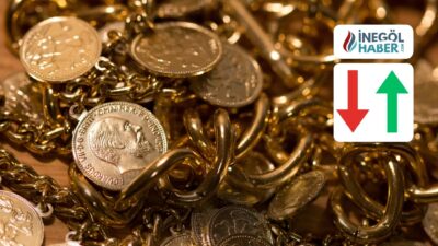 Günlük İnegöl altın fiyatları. İnegöl, Kapalı Çarşı, gram altın, 22