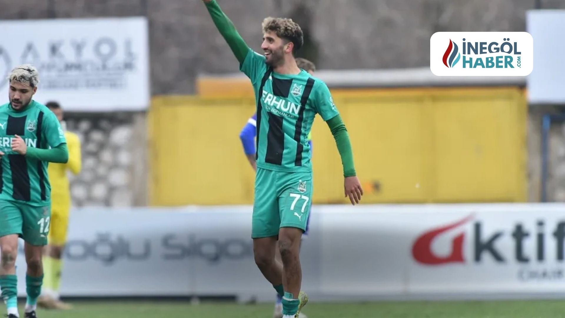 İnegöl İlçe Stadı'nda gerçekleşen maçta İnegöl Kafkasspor, Türk Metal 1963'ü