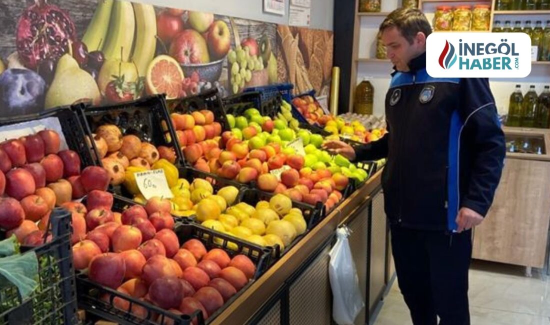 İnegöl Belediyesi Zabıta Müdürlüğü ekipleri, Ramazan ayı kapsamında gıda denetimlerini