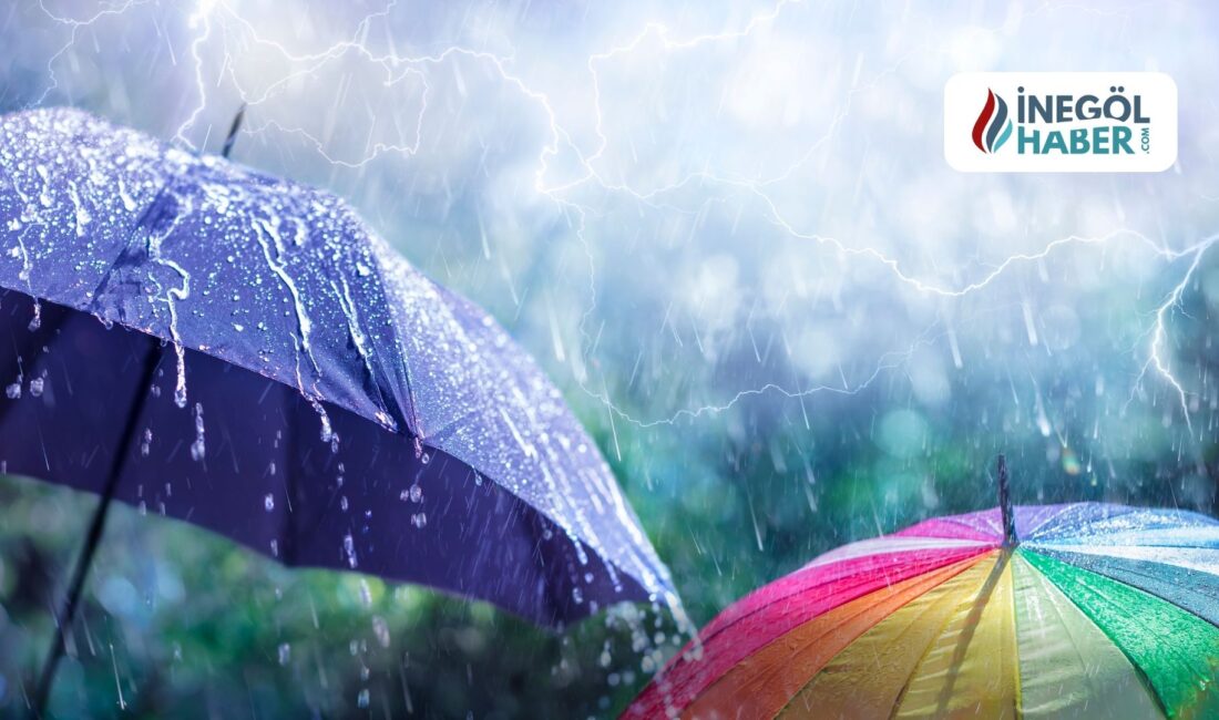 İnegöl’de Sağanak Yağış ve Gök gürültülü Hava Etkisini Gösterecek Ramazan Bayramı sona ermesi ile birlikte birçok kişi işyerlerinin yolunu