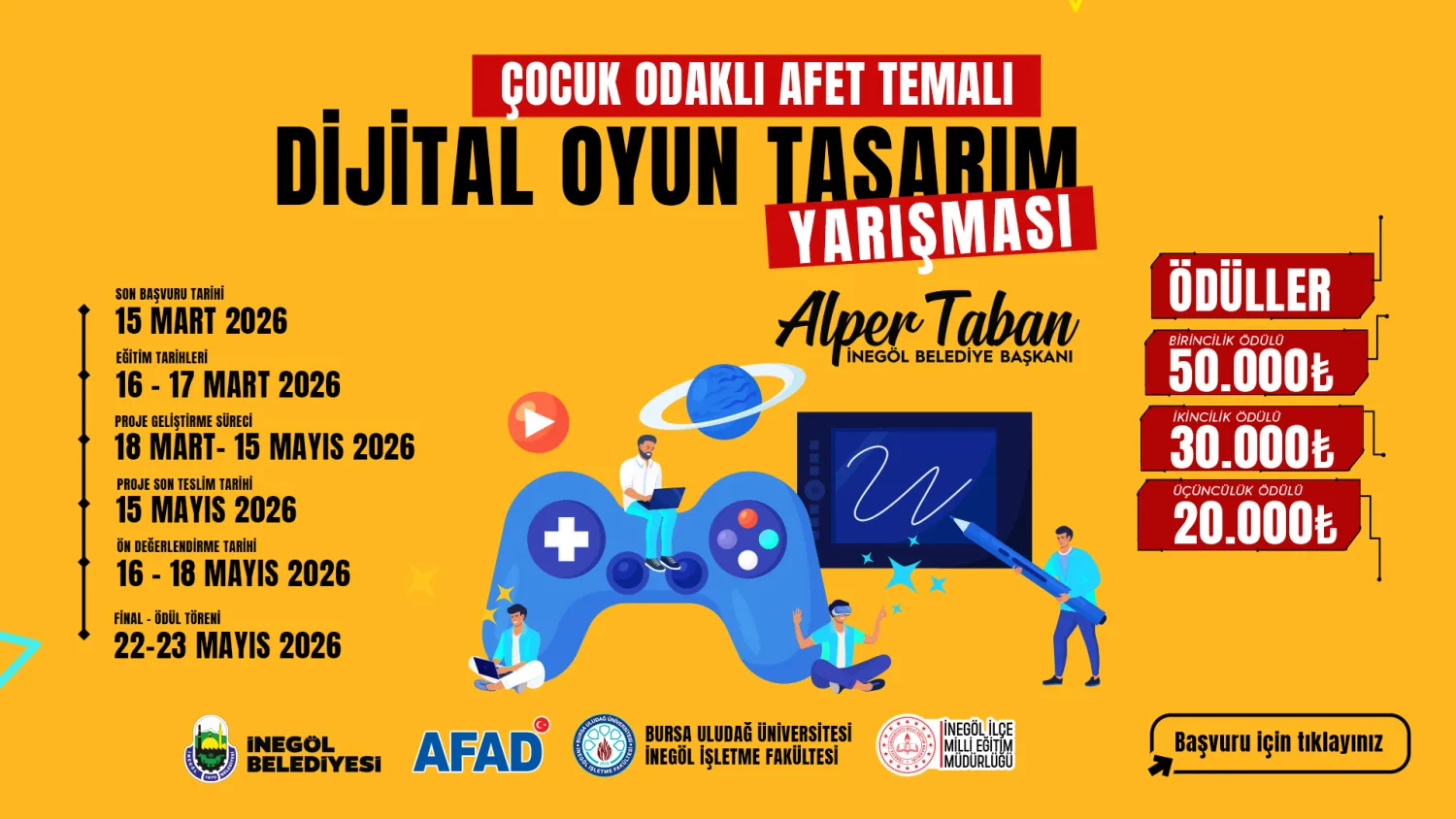 İnegöl Belediyesi, AFAD ve Uludağ Üniversitesi iş birliğiyle ödüllü Dijital